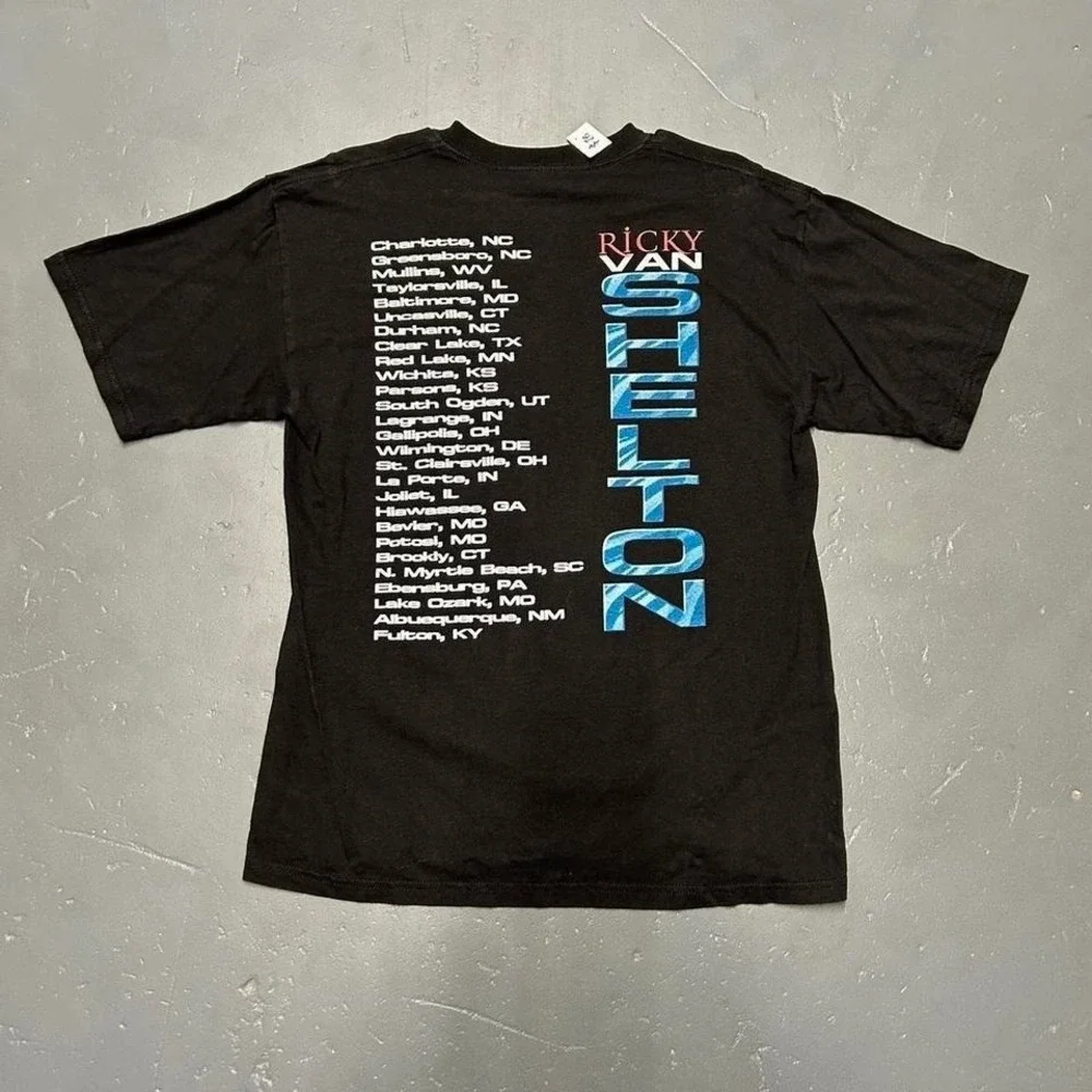 Vintage 2003 Ricky Van Shelton double sided big print country music tour tshirt - Picture 2 of 4